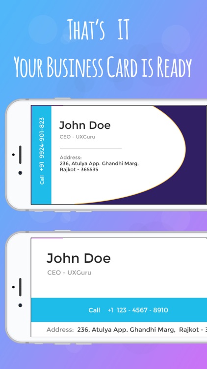 iBusiness Card Maker screenshot-4