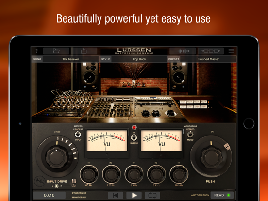 Lurssen Mastering Console iPad app afbeelding 2