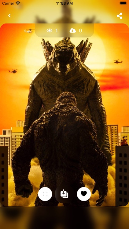 HD wallpaper for Godzilla