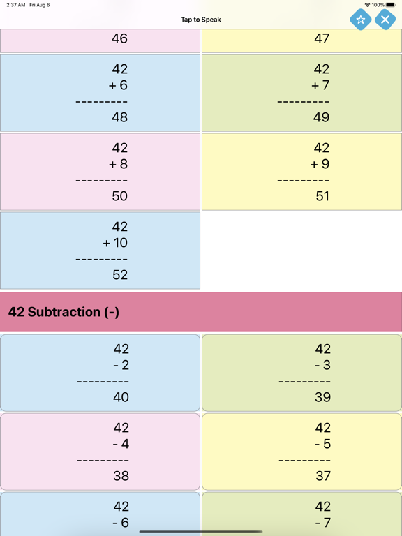 Math learner: Brain booster iPad screenshot 9 - Education app