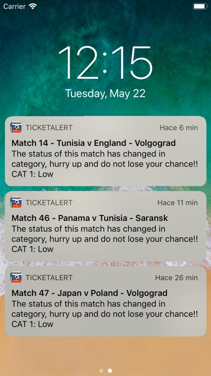 TicketAlert 2018 Football Cup