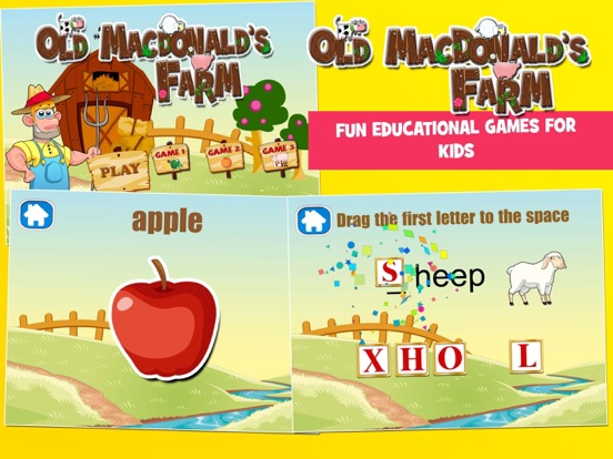 Screenshot #4 pour Old MacDonald had a Farm Games