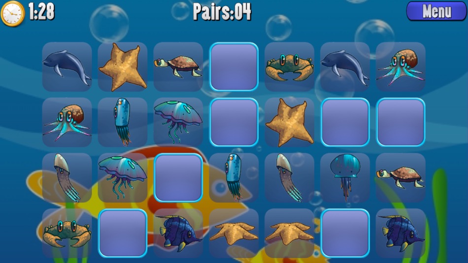 Aquarium Pairs - Fun mind game - 1.4 - (iOS)