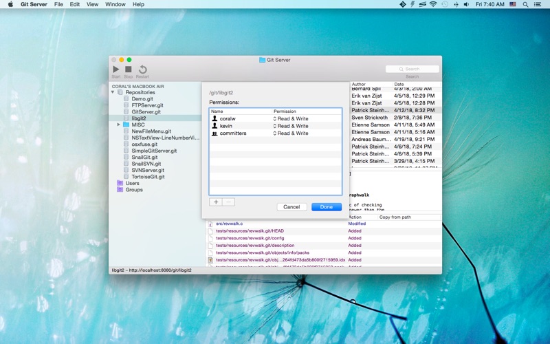 Screenshot #2 pour Git Server