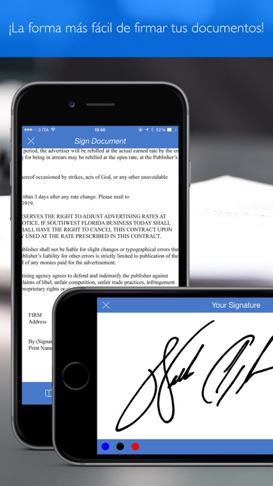 Screenshot #1 pour Signer des documents PDF .