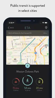 eta - gps & maps driving times iphone screenshot 4