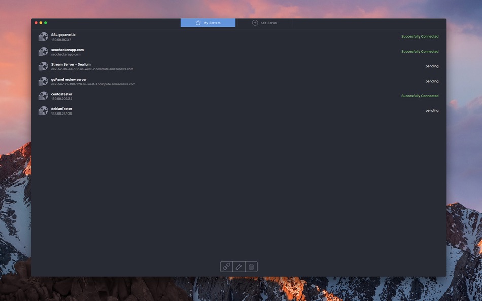#2. goPanel 2 - Web Server Manager (macOS) Podle: Global Web SRL