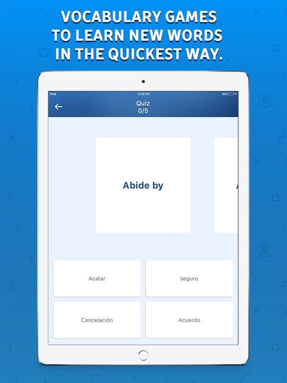 Diccionario Inglés Español iPad screenshot 5 - Education app