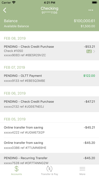 Bank of Perry County Screenshot