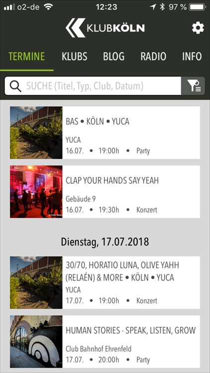 KLUBKÖLN - Musik in Köln