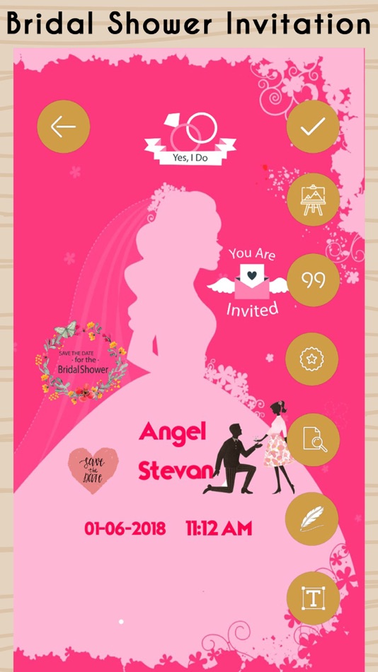 Bridal Shower Invitation Cards - 1.1 - (iOS)
