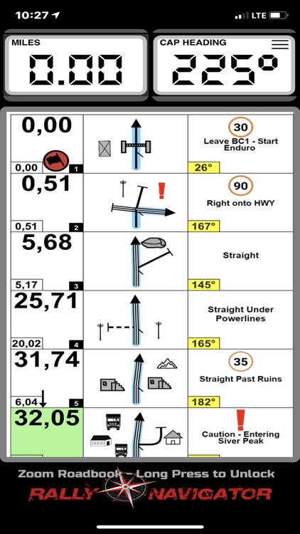 Rally Roadbook Reader