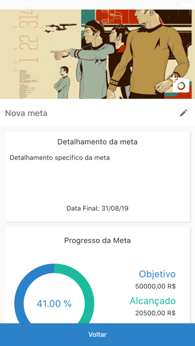 Bússola de Metas Screenshot