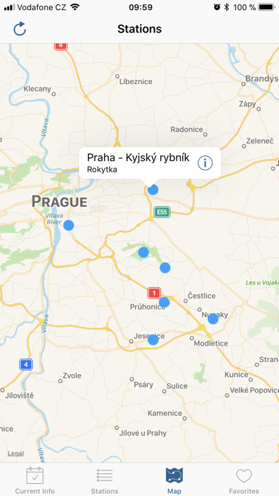 Průtoky Praha Screenshot