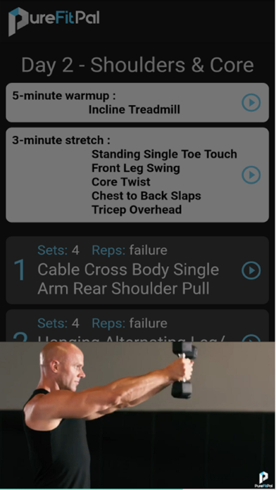 PureFitPal: Home, Gym Workout Screenshot