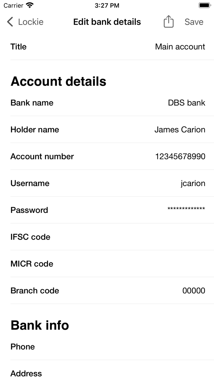 Password Manager - Lockie