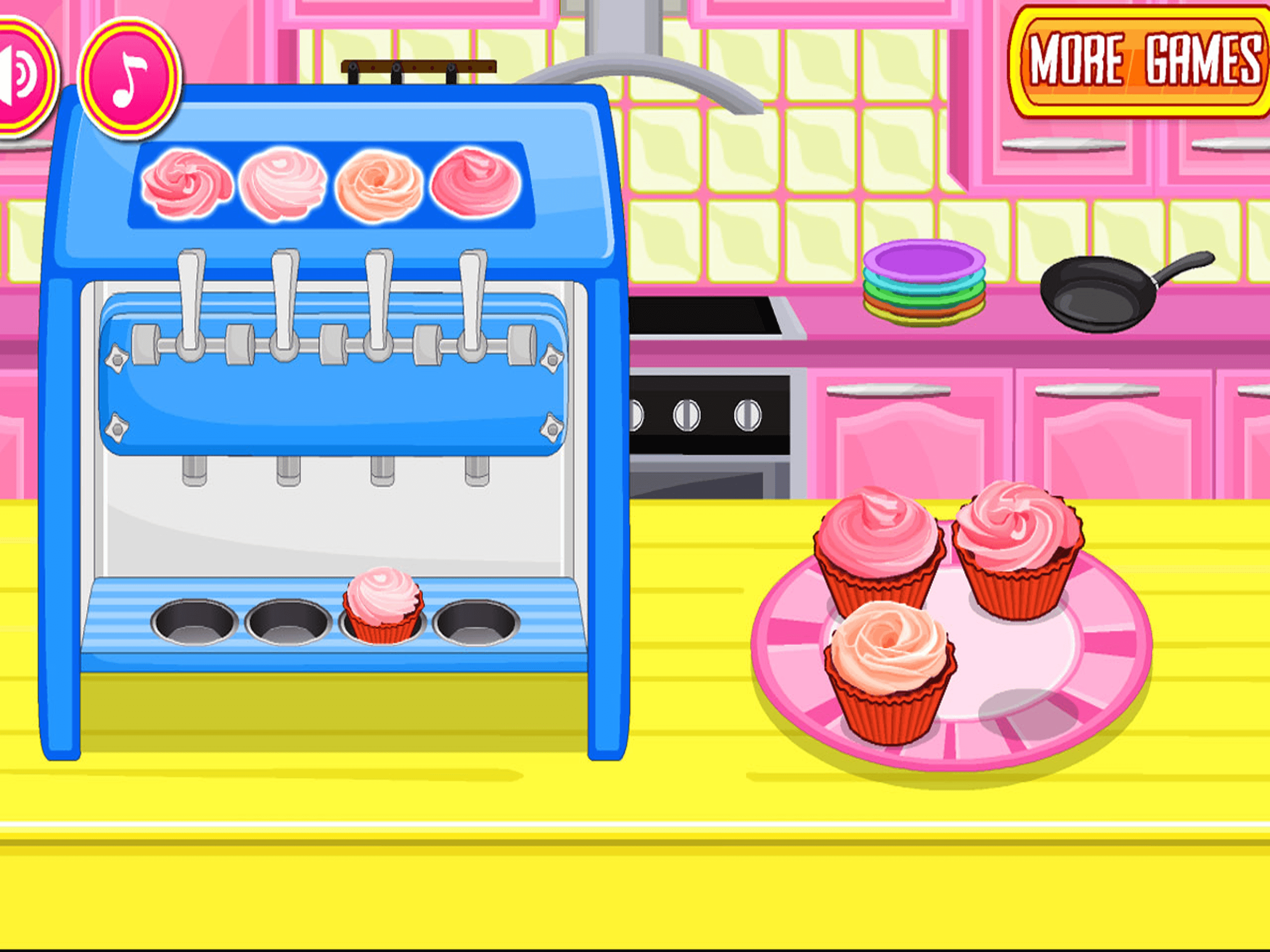 Cooking Games - Bake Cupcakes