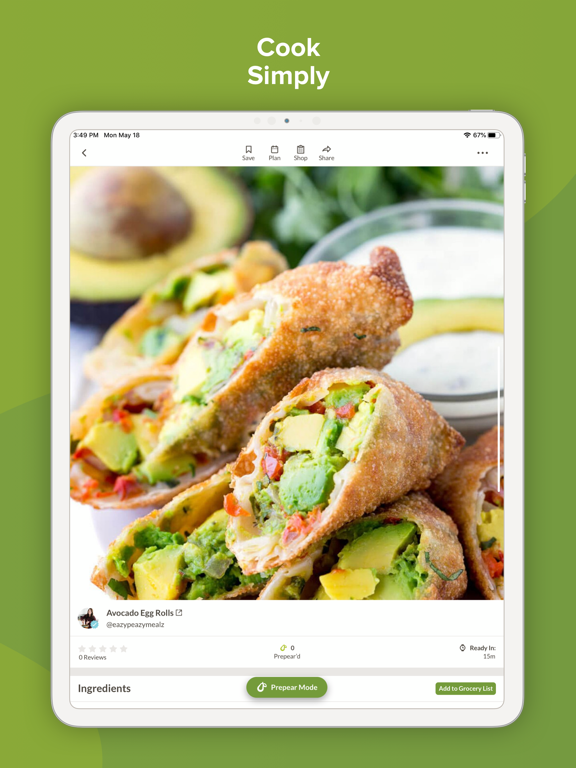 Prepear iPad screenshot 8 - Food & Drink app