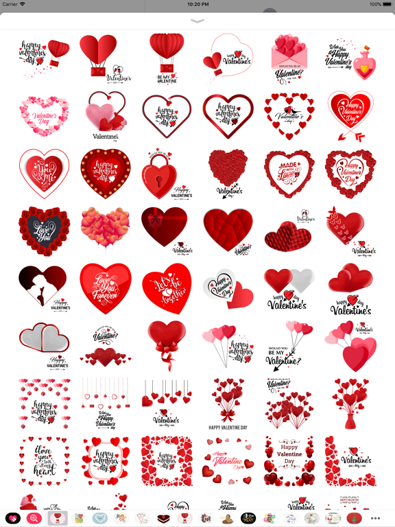 Screenshot #6 pour Love Stickers Valentine's Days