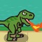 Super T-Rex World is a jump and shot action game