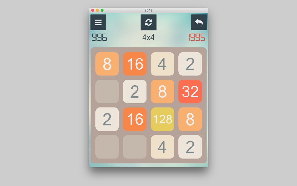 #3. 2048 Q (macOS) 由: VM Mobile Team