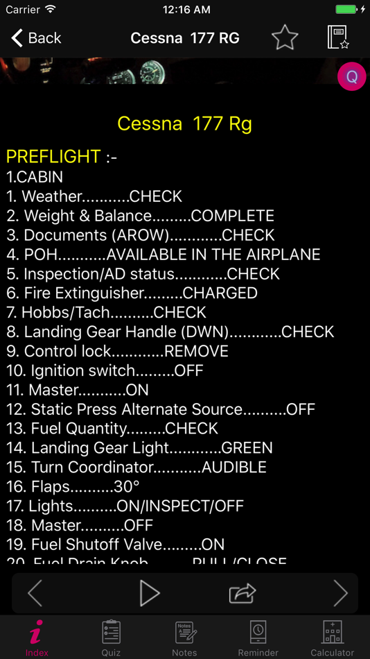 #2. Cessna Checklist Pilot Pro (iOS) 由: Raj Kumar