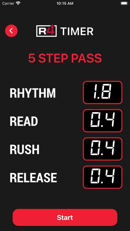 R4 Football Progression Timer