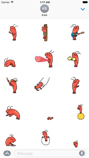 Funny Shrimp Animated Stickers(圖1)-速報App