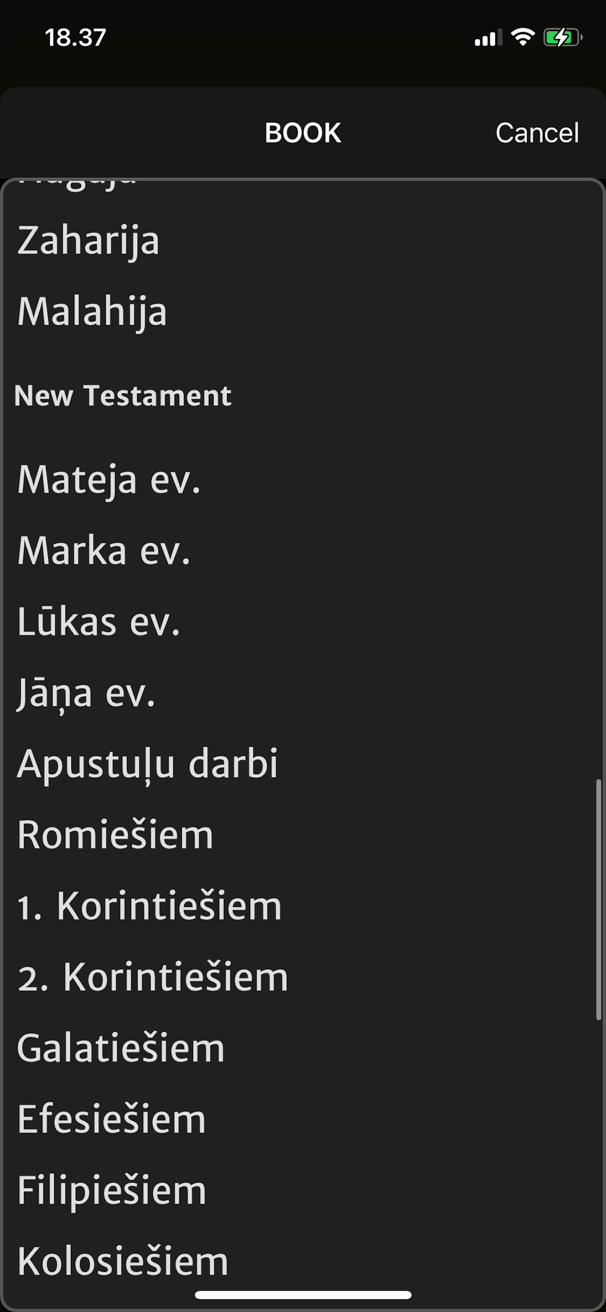 Latvian Audio Bible