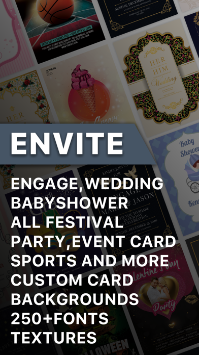 Screenshot #1 pour Invitation Maker Studio: RSVP