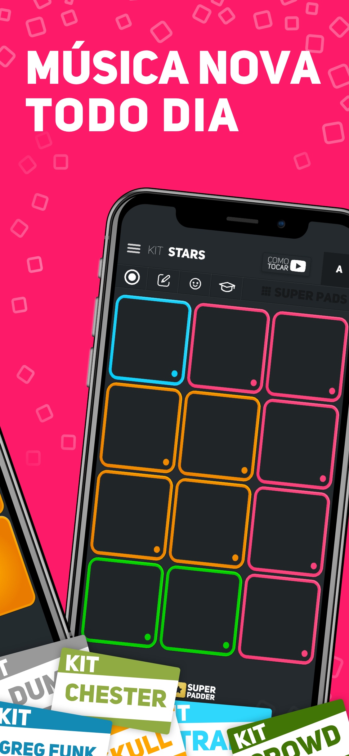 Screenshot do app SUPER PADS: Seja um DJ Virtual