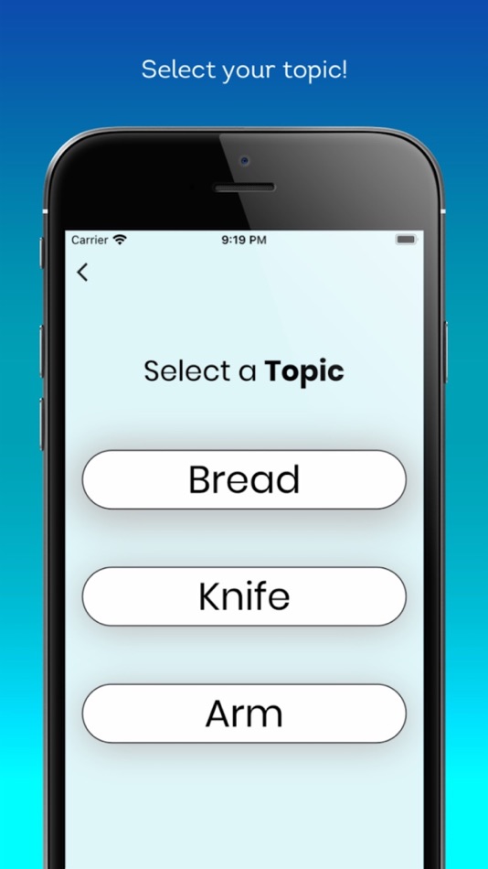#2. Impromptu Generator (iOS) 由: Rohin Inani