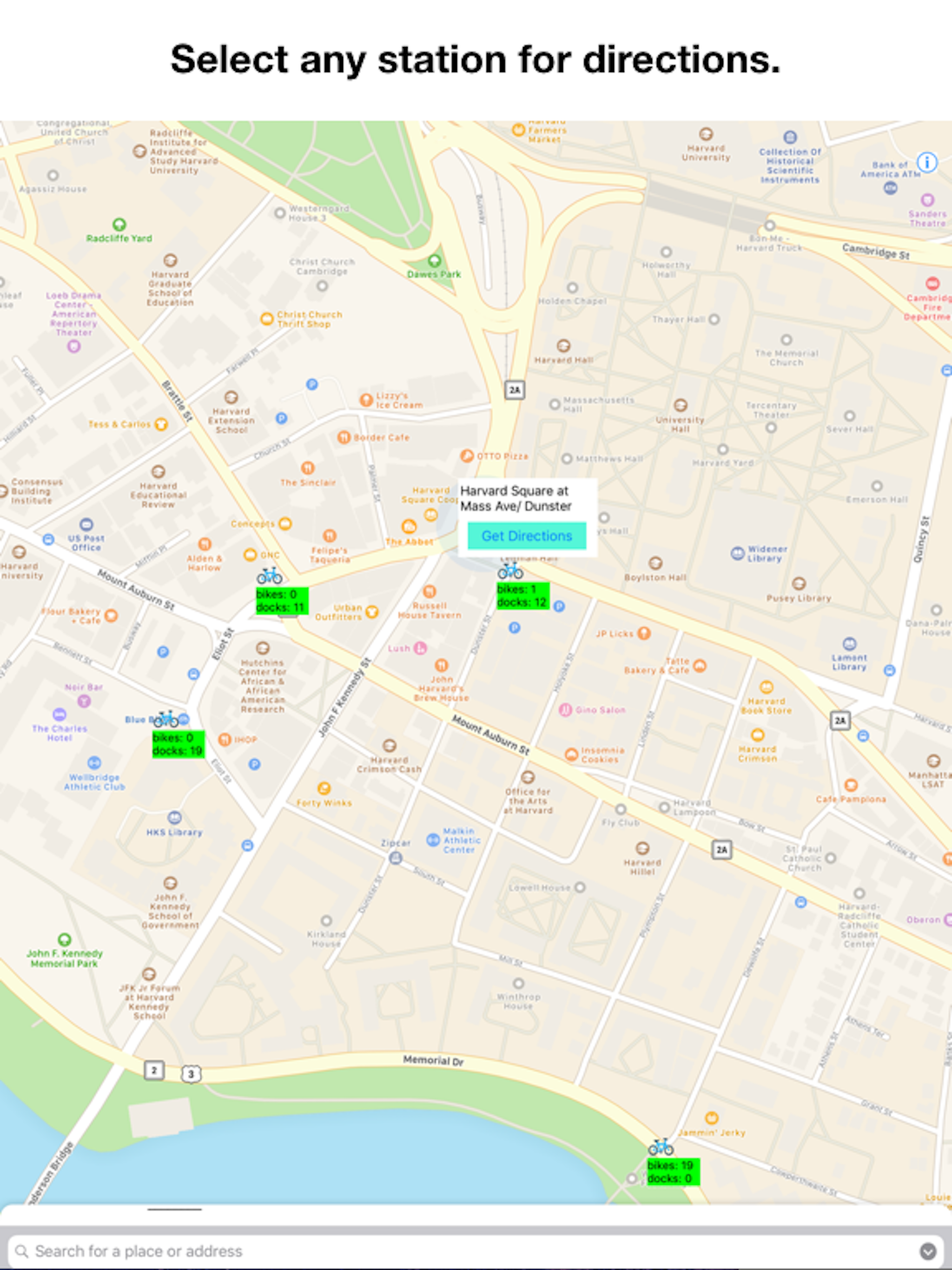Bike Stations Boston screenshot 7