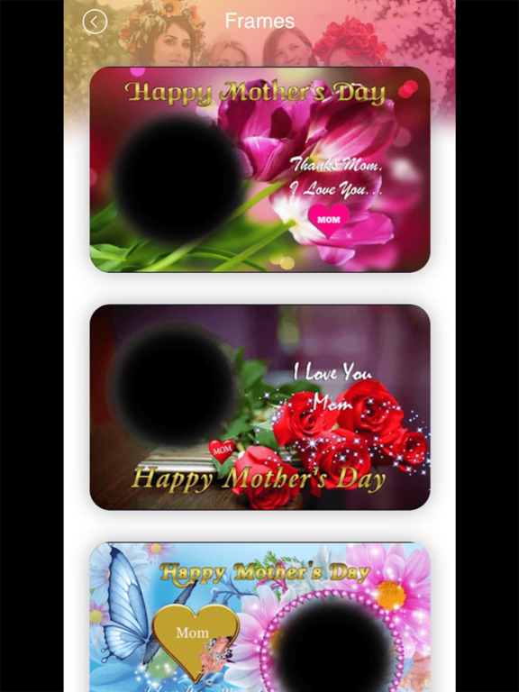 Mother's Day Photo Frames 2018 iPad screenshot 9 - Photo & Video app