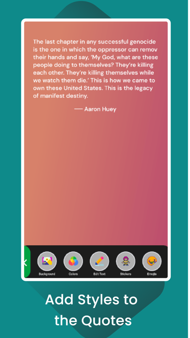 Self Motivational Quotes App Screenshot
