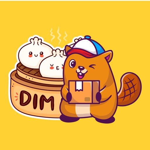 Dim Sum Beavers Stickers