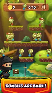 ninja kid sword flip challenge iphone screenshot 1