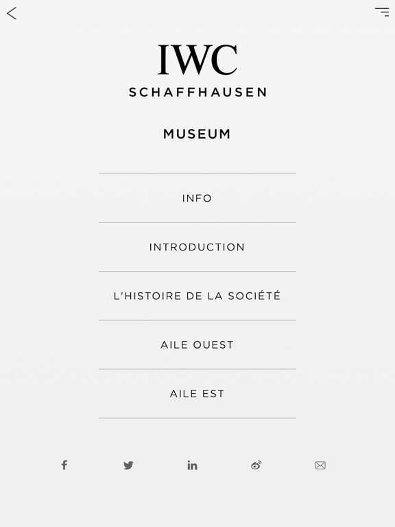 Screenshot #6 pour Audio guide du musée IWC