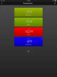 Temperatures App ipad bilder 0