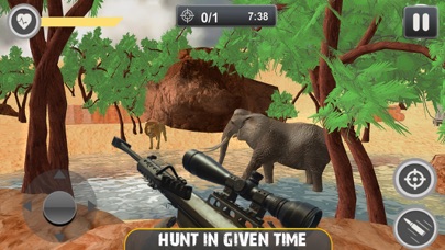 Animal Jungle Sniper Hunting screenshot 2