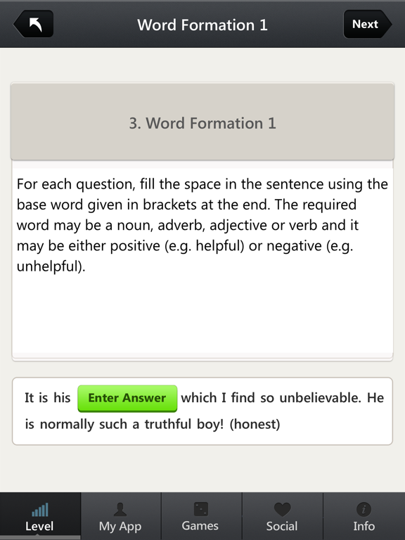The English Learning Lounge iPad screenshot 8 - Education app