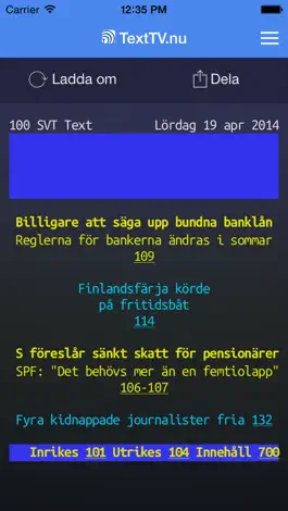 Game screenshot TextTV.nu - SVT Text TV mod apk
