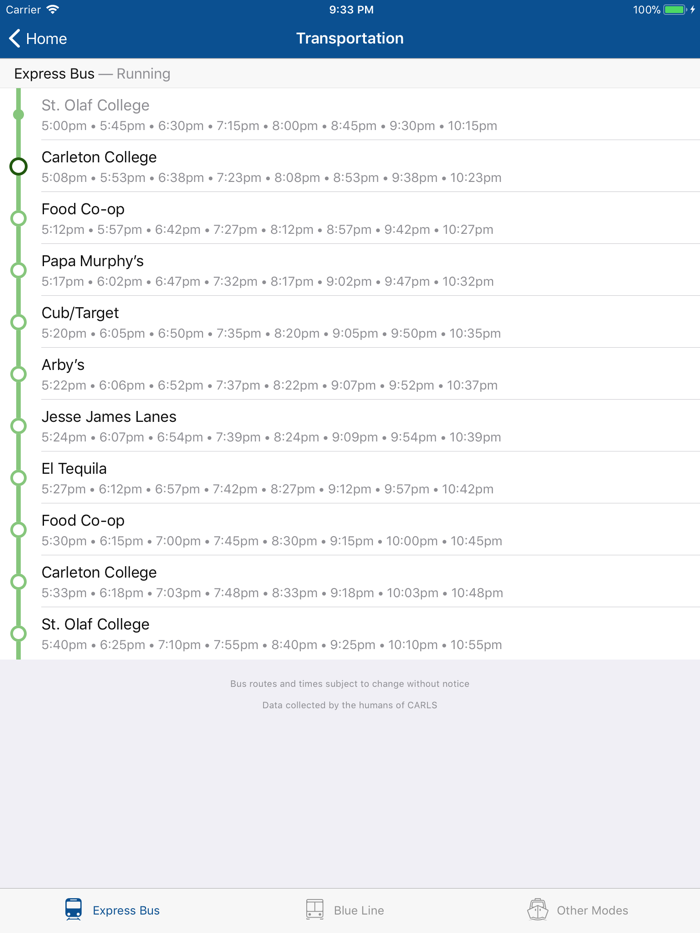 CARLS Carleton in your pocket