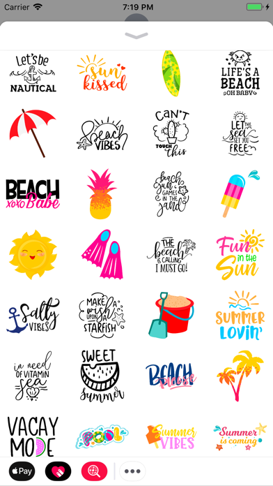 Summer is Coming Stickers Screenshot