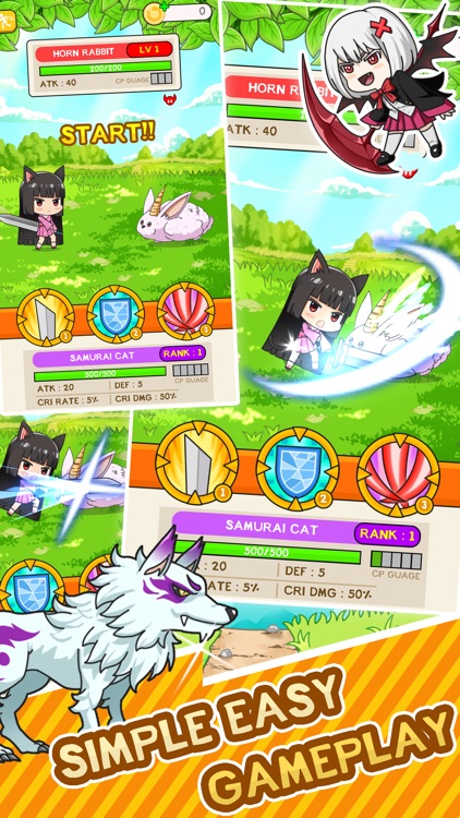 Isekai Samurai Cat Kawaii screenshot-4