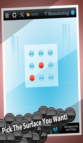 Screenshot #2 pour Chips Flick Poker Puzzle Bits