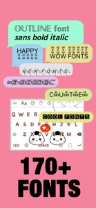 Color Fonts Keyboard Pro screenshot #1 for iPhone