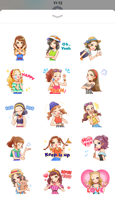 Screenshot #2 pour Fashionable Girls3 Sticker
