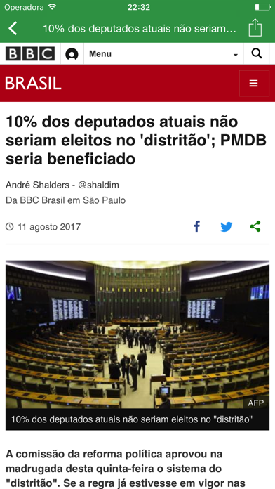 Breaking News - Brazil Screenshot