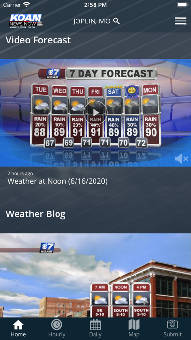 KOAM Sky Watch Weather Screenshot
